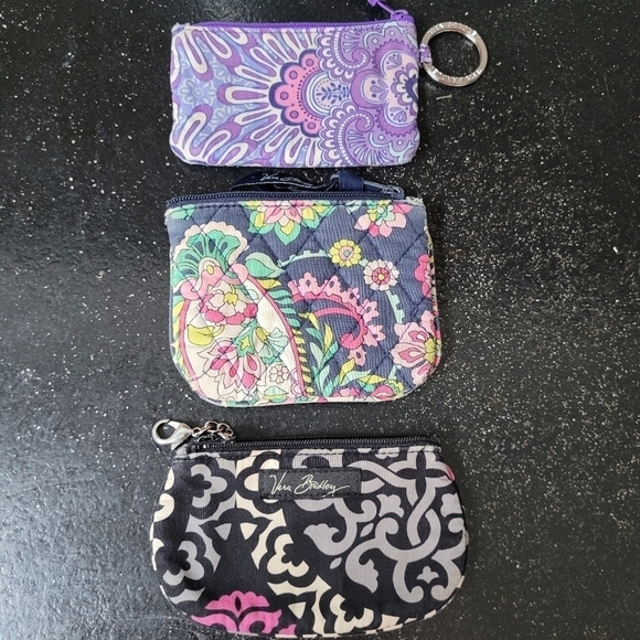 Lot of 3 Vera Bradley Coin Purses - Picture 2 of 2